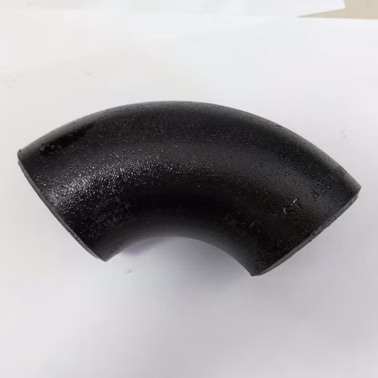 ANSI B16.9/ASTM A234 Wp11 Lr, изгиб 45/60/90/180 градусов, черный фитинг для труб из углеродистой нержавеющей стали, сварной встык, длинный радиус, бесшовный фланцевый тройник из нержавеющей стали, редукционное колено
